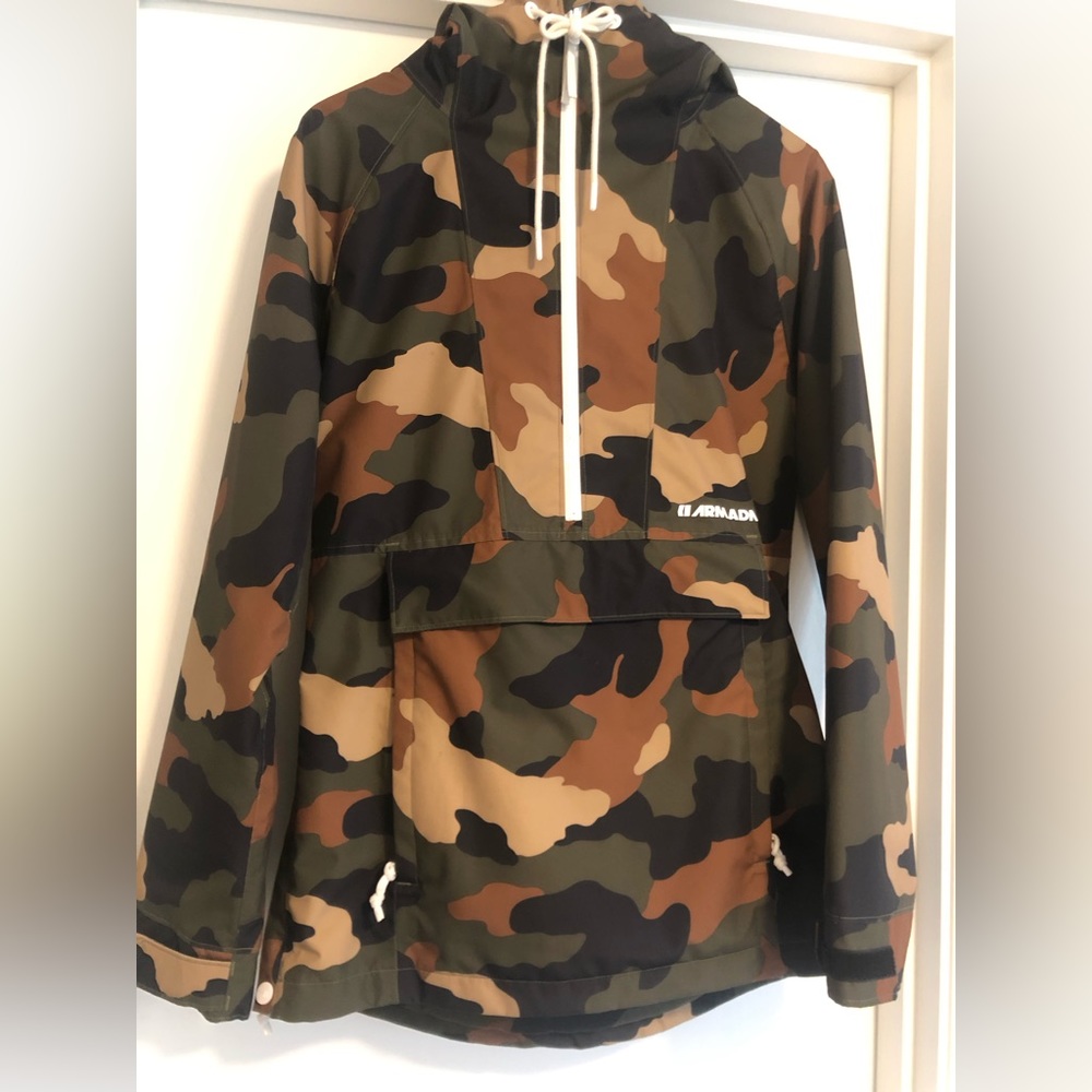Armada Saint Pullover Anorak Ski Jacket - Women’s Small - Camo